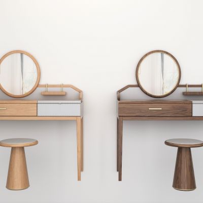 新中式实木梳妆台