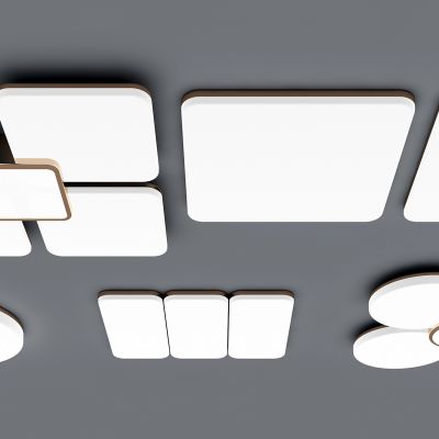 现代吸顶灯组合