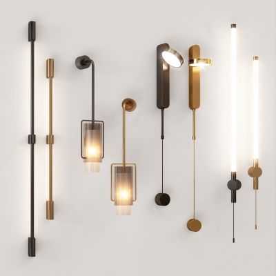 现代金属壁灯