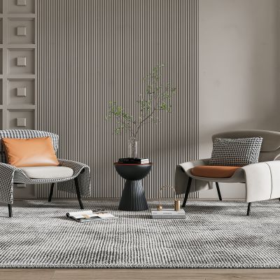 现代轻奢单人沙发椅