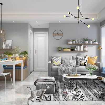 北欧风格客餐厅