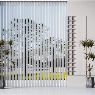 现代百叶窗帘
