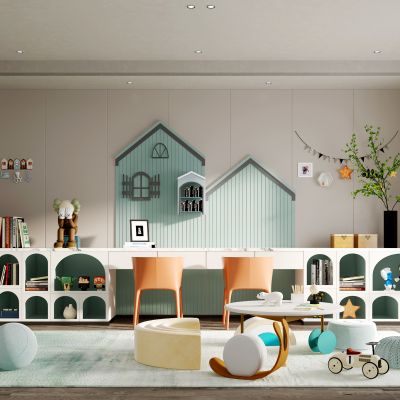 现代儿童玩具房