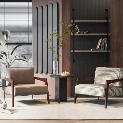 侘寂風(fēng)休閑椅