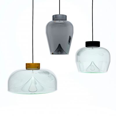 现代玻璃小吊灯