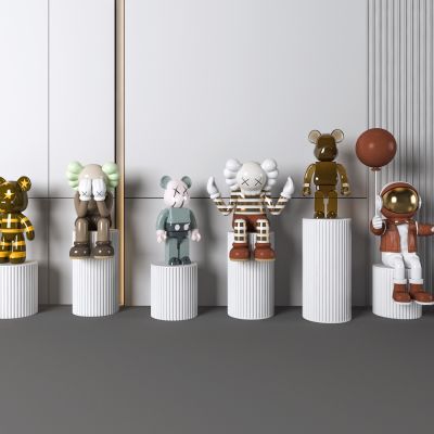 现代Kaws玩偶公仔