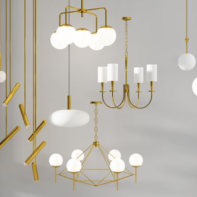 现代小吊灯吊灯组合