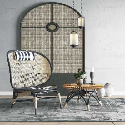 北欧休闲椅组合