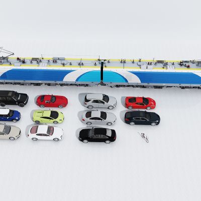 现代轨道交通车