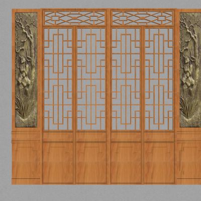 中式屏风隔断
