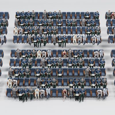 现代剧场剧院影院人物