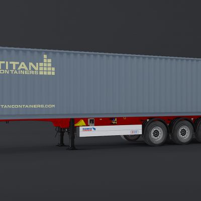 现代挂车车厢厢式货车车身