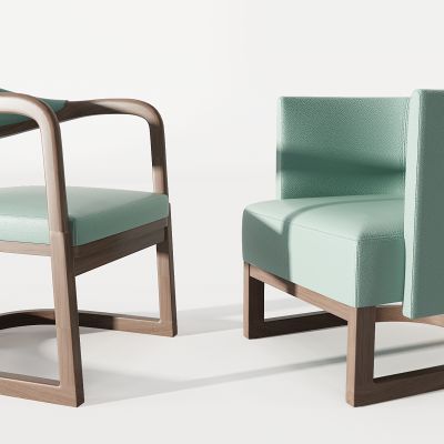 新中式休闲椅组合