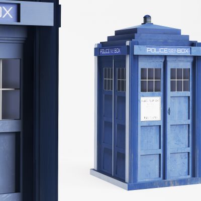 北欧户外电话亭