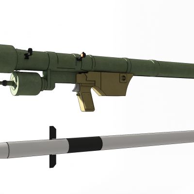 现代军用装备武器导弹火箭筒