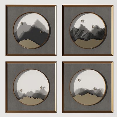 新中式墙饰挂画