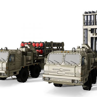 现代军用装备武器弹道导弹发射车