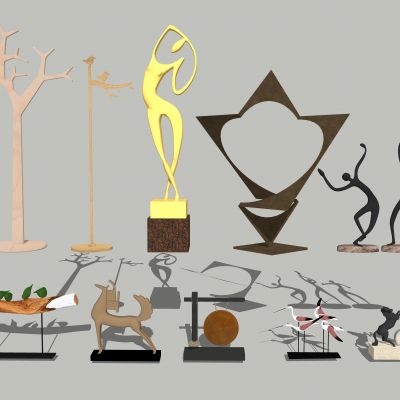 现代工艺品 装饰品 摆件 雕塑