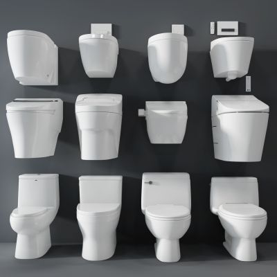 现代智能马桶壁挂马桶组合