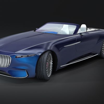 现代奔驰概念敞篷跑车汽车