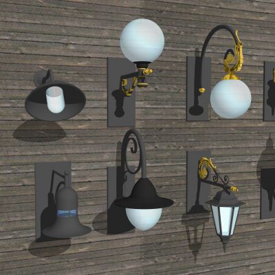 新中式景观灯 路灯 壁灯 户外灯