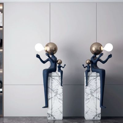 现代抽象人物雕塑