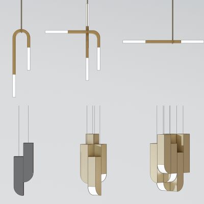 现代小吊灯吊灯组合