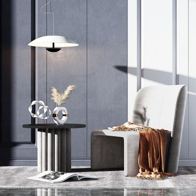 现代单人沙发组合