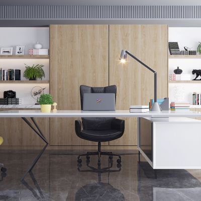 现代领导办公桌椅组合