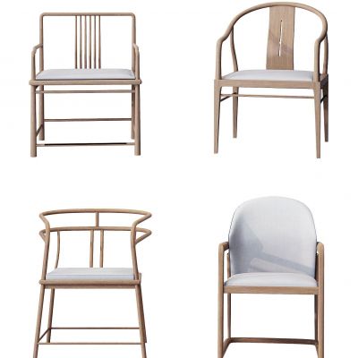 新中式圈椅单椅