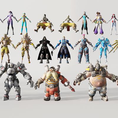 现代游戏人物角色