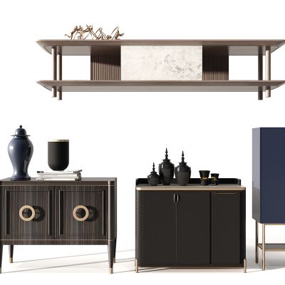 新古典电视柜玄关柜摆台装饰柜