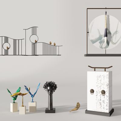 新中式装饰品摆件组合