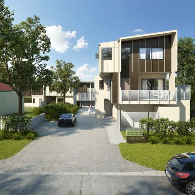 现代别墅景观植物树配景