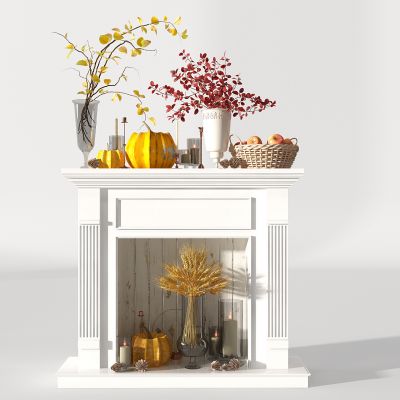 欧式法式壁炉花瓶编织藤编箩筐水果篮南瓜