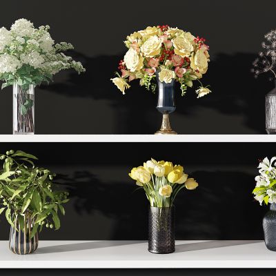 现代花艺花瓶插花花艺