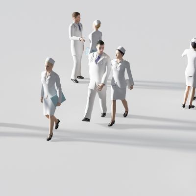 现代医务医生护士人物