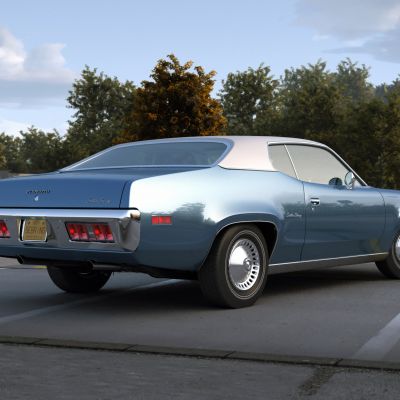 美式肌肉跑车道奇汽车