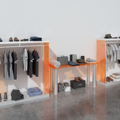 现代男装鞋包服饰