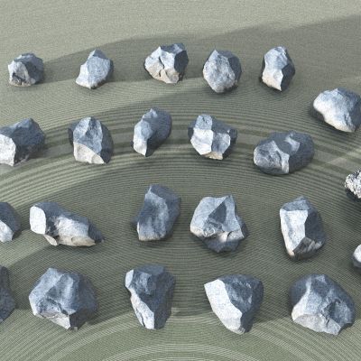 现代园林景观石头石块