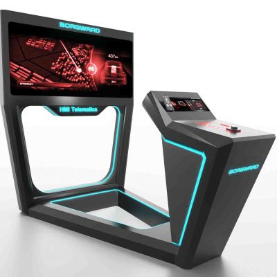 现代车展互动装置触摸屏