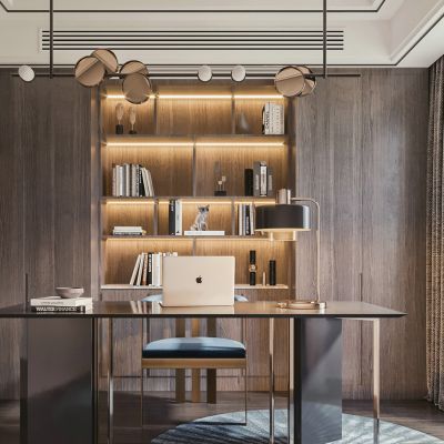 现代轻奢书房