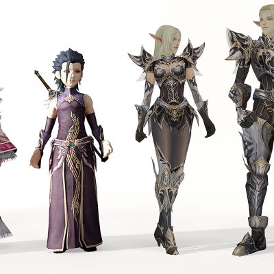 现代游戏人物角色