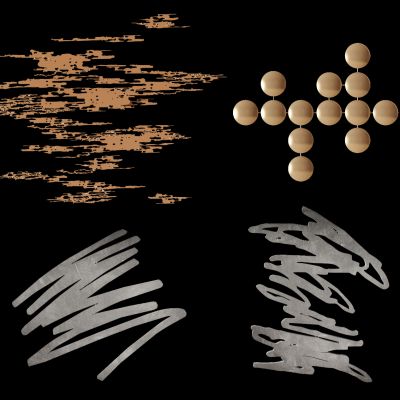 新中式金属墙饰挂饰挂件