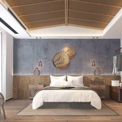 现代自然风民宿酒店客房