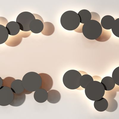 现代床头墙饰挂件组合