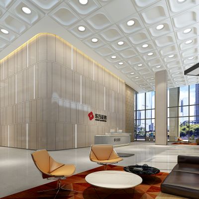 现代办公楼写字楼大堂