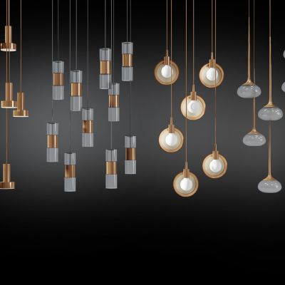 现代小吊灯吊灯组合
