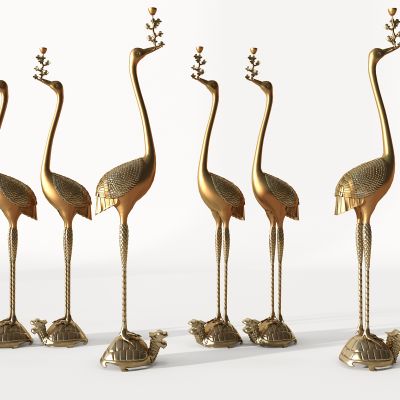 新中式动物雕塑摆件