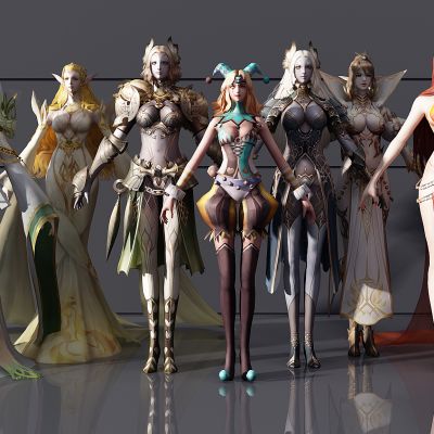 现代游戏人物角色